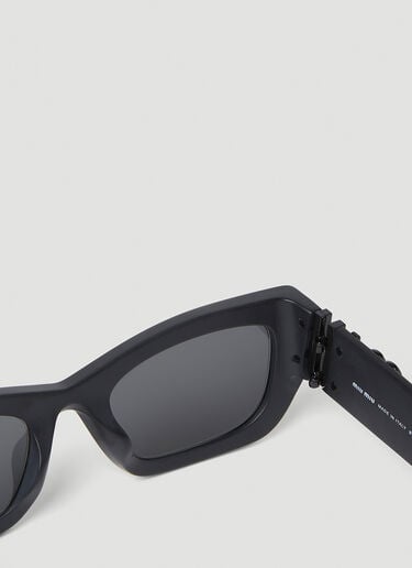 Miu Miu Glimpse Sunglasses Black lmu0253001