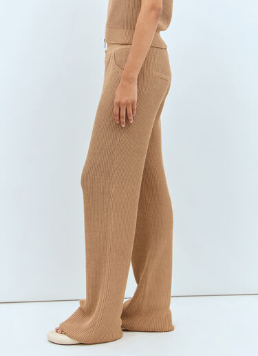Aries Knit Pants Aya Muse Aries Knit Pants Brown aym0257007