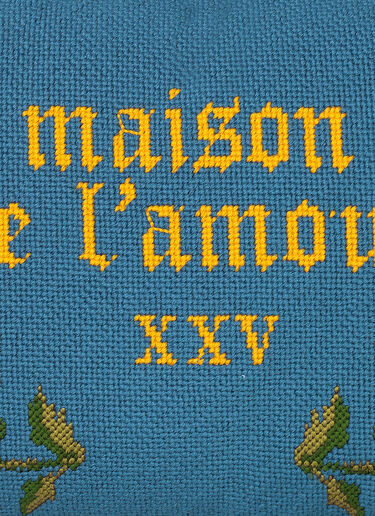 Gucci Maison De L'Amour Needlepoint Cushion Blue wps0638394