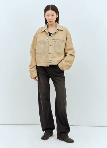 水洗牛仔夹克 Acne Studios 水洗牛仔夹克 米色 acn0257019