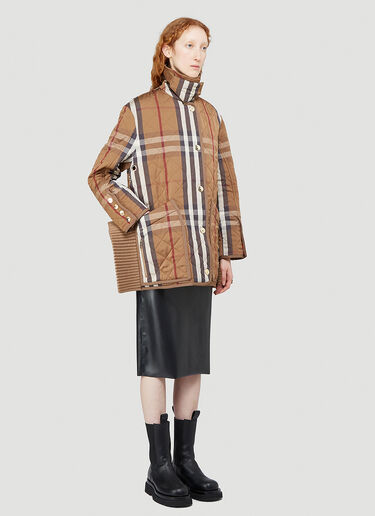 Burberry House-Check Jacket Brown bur0242004