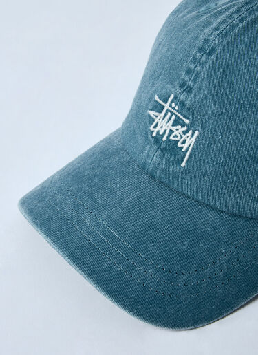 Stüssy Logo Motif Baseball Cap Blue sts0160024
