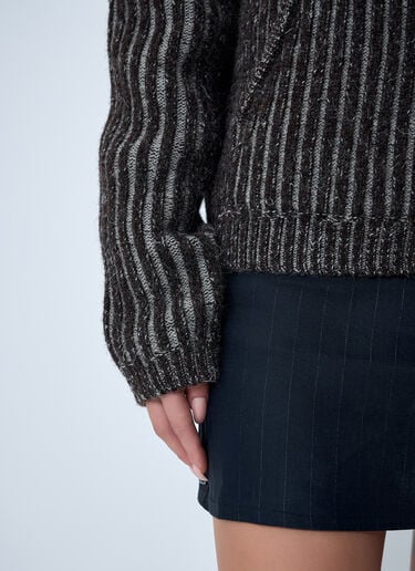 Leve Hood Zip-Up Sweater OUR LEGACY Leve Hood Zip-Up Sweater Brown our0262003