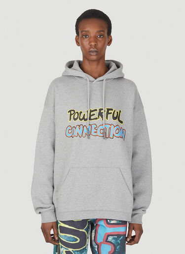 DRx x STEFAN MEIER x LN-CC Powerful Connection Hooded Sweatshirt Grey drs0350005