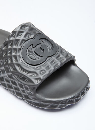 Gucci Interlocking G Slides Black guc0155079