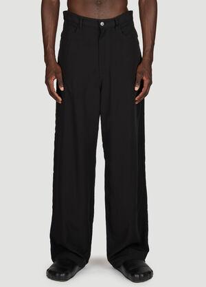 Balenciaga 5-Pocket Baggy Pants Black bal0156006