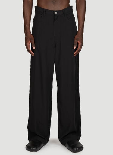 Balenciaga 5-Pocket Baggy Pants Black bal0155008