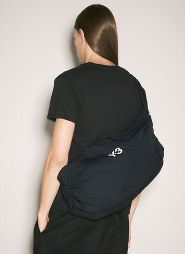 Y-3 Logo Print Shoulder Bag Black yyy0158026