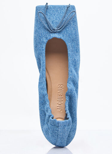 Jacquemus Les Ballerines Flats Blue jac0258024