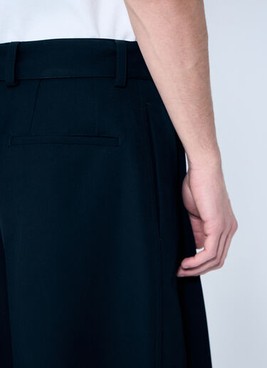 Jil Sander Belted Pleated Shorts Black jil0159006