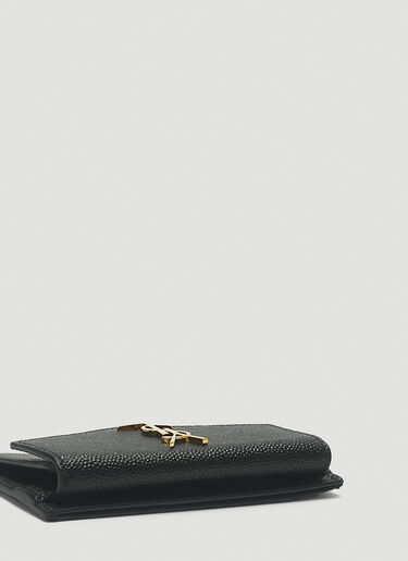 Saint Laurent Uptown Flap Cardholder Black sla0243090