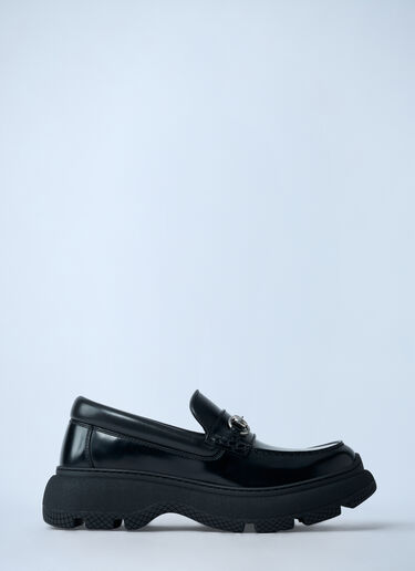 Gucci Leather Loafers Black guc0161050