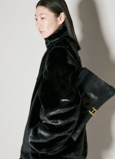 Balenciaga 크러시 라지 체인 숄더백 블랙 bal0255049