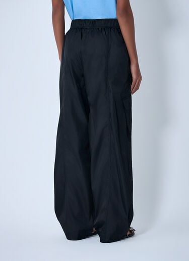 GANNI Logo Motif Track Pants Black gan0263033