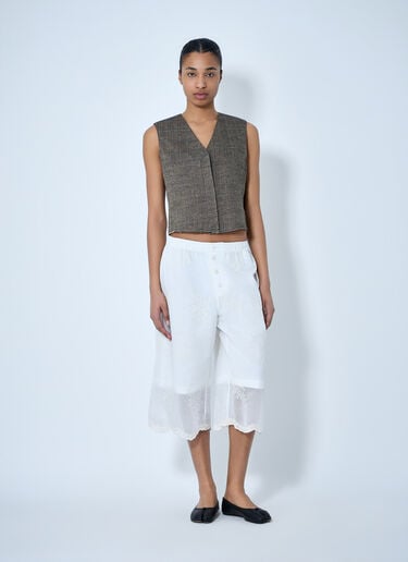 Our Legacy V-Neck Sleeveless Waistcoat Brown our0264033