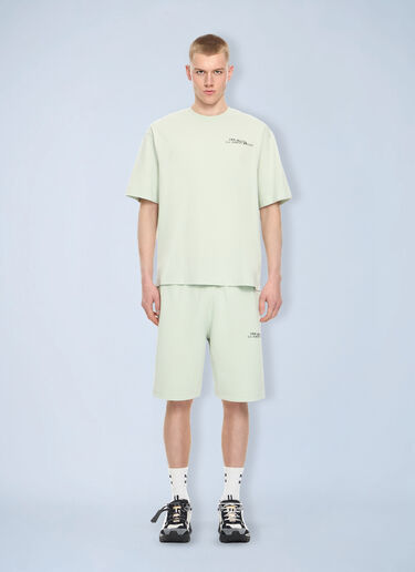 LN-CC® - Off-White: Type Arrow Skate T-shirt - Green Off-White Type Arrow Skate T-shirt Green ofw0164167