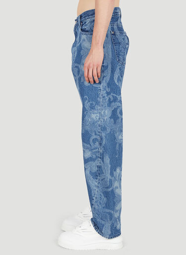 Versace Baroque 牛仔裤 蓝 ver0149019
