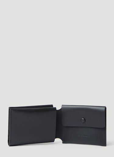 Acne Studios Leather Folded Wallet Black acn0154054