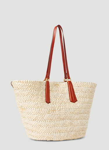 Max Mara Straw Tote Bag Beige max0252067