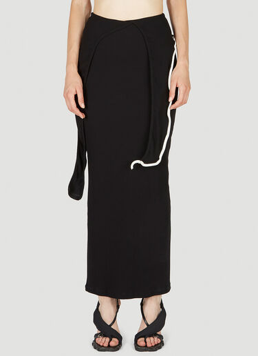 Rib Skirt Ottolinger Rib Skirt Black ott0251007