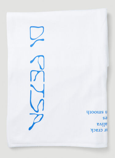 DI PETSA Wet Script Towel White dip0248007