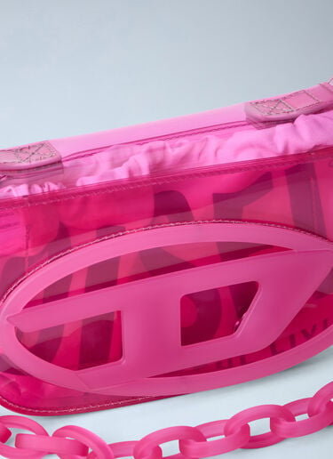 LN-CC® - Diesel: 1DR Jelly Shoulder Bag - Pink Diesel 1DR Jelly Shoulder Bag Pink dsl0263027