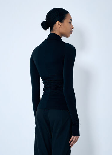 Rick Owens 镂空上衣  黑色 ric0259011
