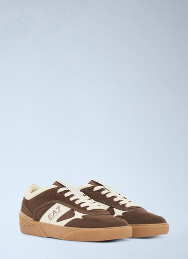 LN-CC® - EA7 Emporio Armani: OTG Velo Sneakers - Brown EA7 Emporio Armani OTG Velo Sneakers Brown eea0166002