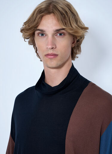 LN-CC® - Kiko Kostadinov: Sigo Knit Pullover - Black Kiko Kostadinov Sigo Knit Pullover Black kko0165009