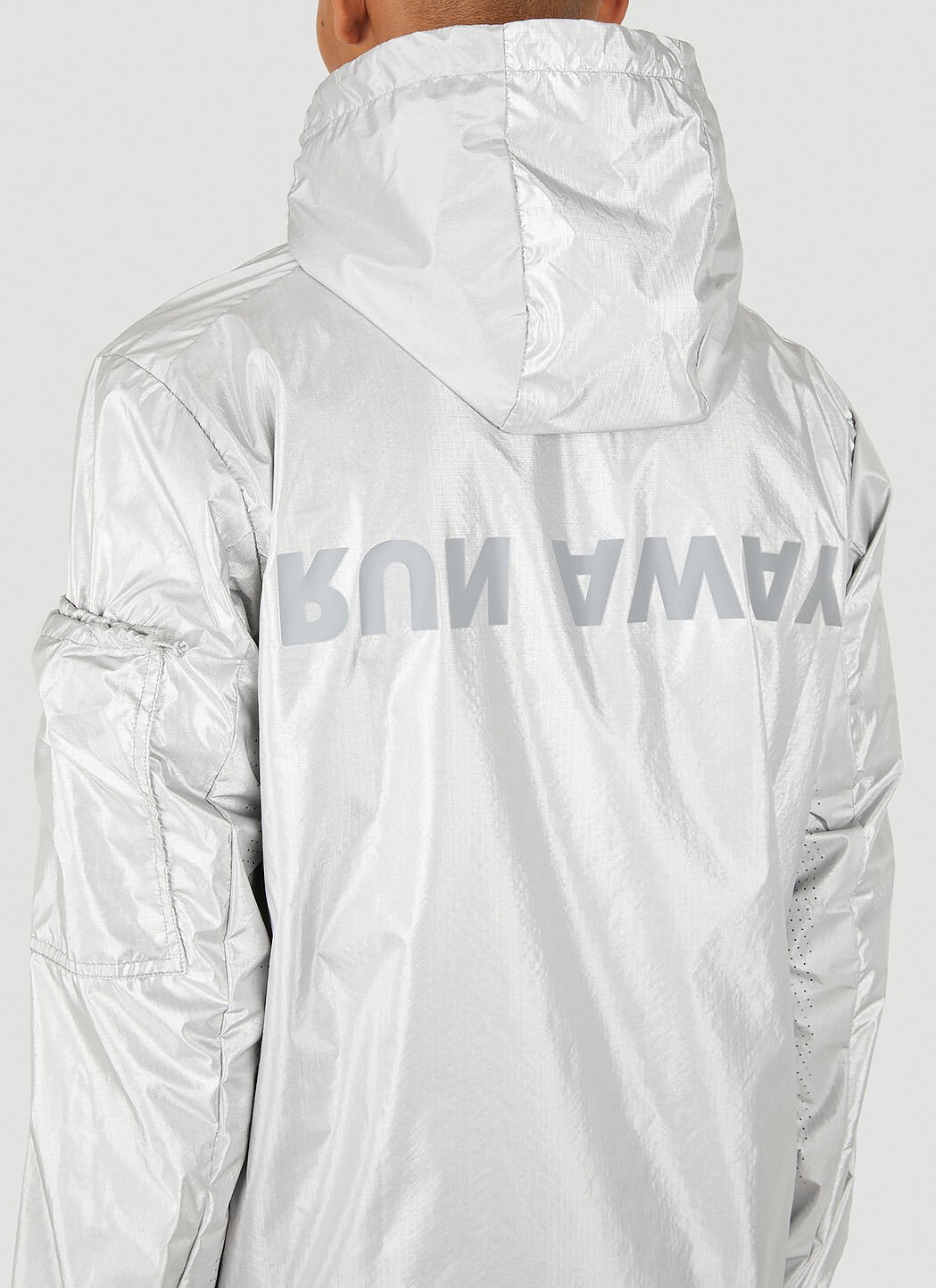 Silver windbreaker new arrivals