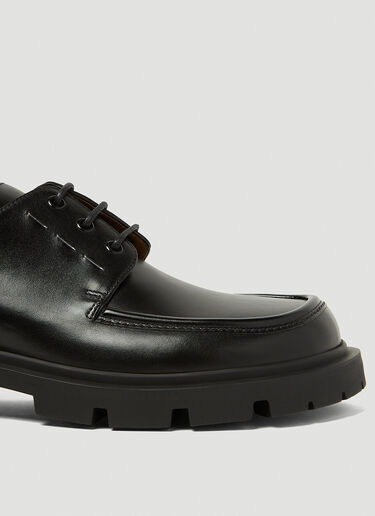 Maison Margiela Track Sole Derby Shoes Black mla0147049