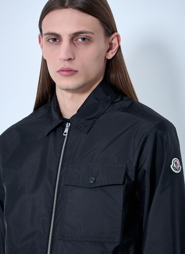 Moncler Zip-Up Shirt Black mon0160016