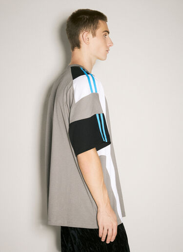 Martine Rose Oversized Panelled T-Shirt Grey mtr0358006