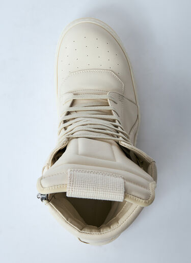 Rick Owens Mega Bumper Geobasket Sneakers White ric0159046