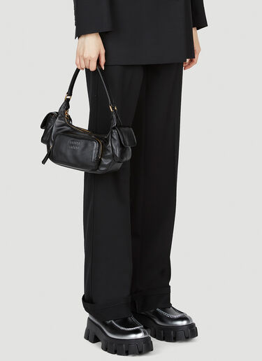 Miu Miu Pocket Shoulder Bag Black miu0252046