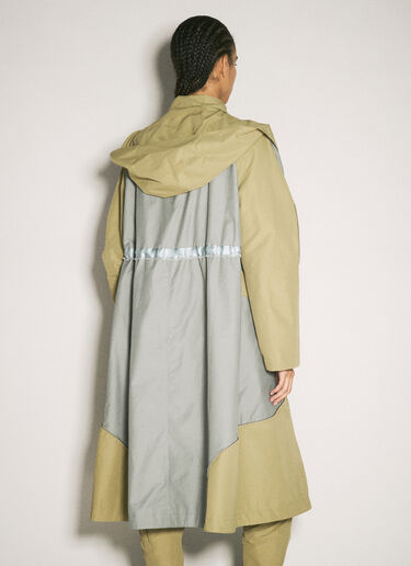 Kiko Kostadinov Herne Hooded Trench Coat Khaki kko0258004