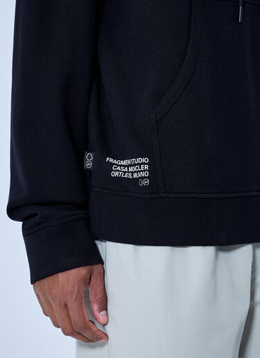 LN-CC® - Moncler x FRGMT Hiroshi Fujiwara: Hooded Sweatshirt with Patch Detail - Black Moncler x FRGMT Hiroshi Fujiwara Hooded Sweatshirt with Patch Detail Black mfr0166011