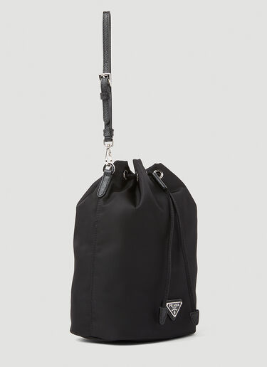 Prada Vela Pouch Bag Black pra0254040