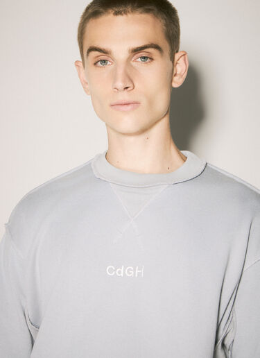 Comme des Garçons Homme Logo Embroidery T-Shirt Grey cdh0158013