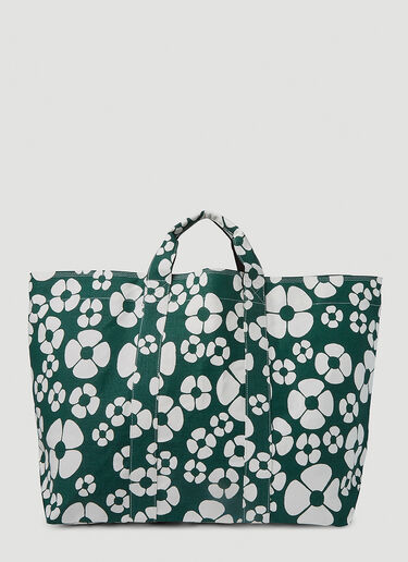 Marni x Carhartt Floral Print Tote Bag Green mca0150005