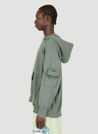 UNDERCOVER Lifetime Hooded Sweatshirt Green und0148010