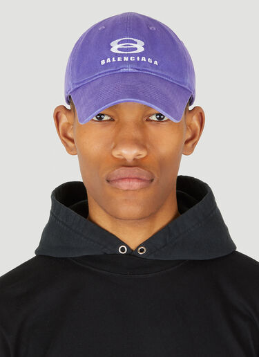 balenciaga purple hat
