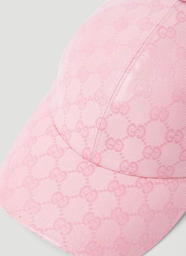 Gucci GG High Shine Baseball Cap Pink guc0154051