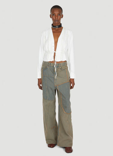 Our Legacy Pleated Shirt White our0251008