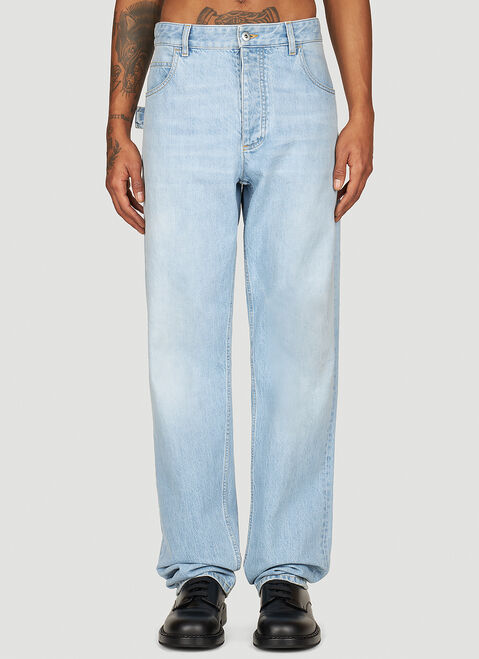 Bottega Veneta Straight Leg Jeans Black bov0142013