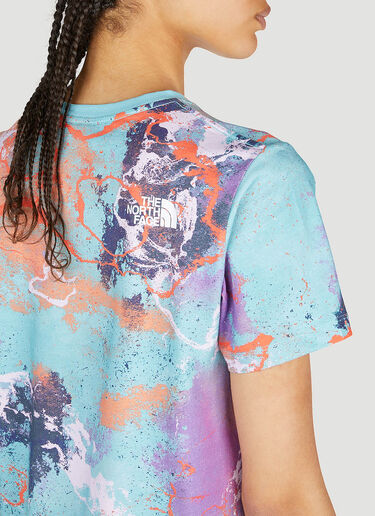 The North Face Splattered T-Shirt Blue tnf0252046