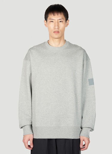 Y-3 Logo Print Sweatshirt Grey yyy0352022