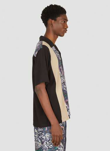 P.A.M. Skulls Bowling Shirt Black pam0149007