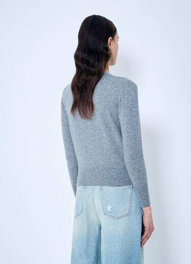 Maison Margiela Wool Cardigan Grey mla0259009