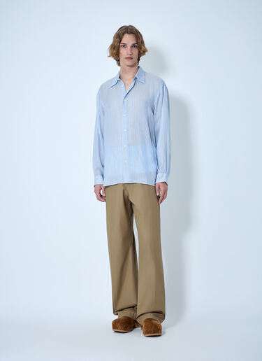 Classic Button-Down Shirt Dries Van Noten Classic Button-Down Shirt Blue dvn0163008